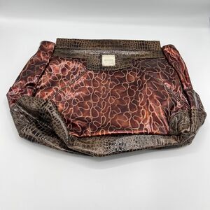 Miche Prima Purse Shell Only "Drew" Copper/Brown Patent Embossed